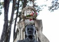 Ismael Enrique Arciniegas Colombian famous poet Tomb Royalty Free Stock Photo